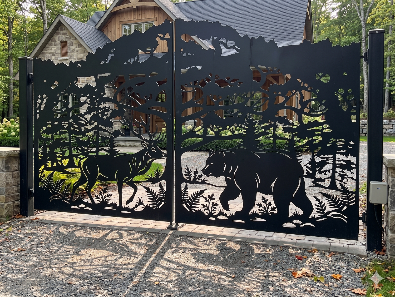 deer-gate-cnc-vector-garden-swing-gate-