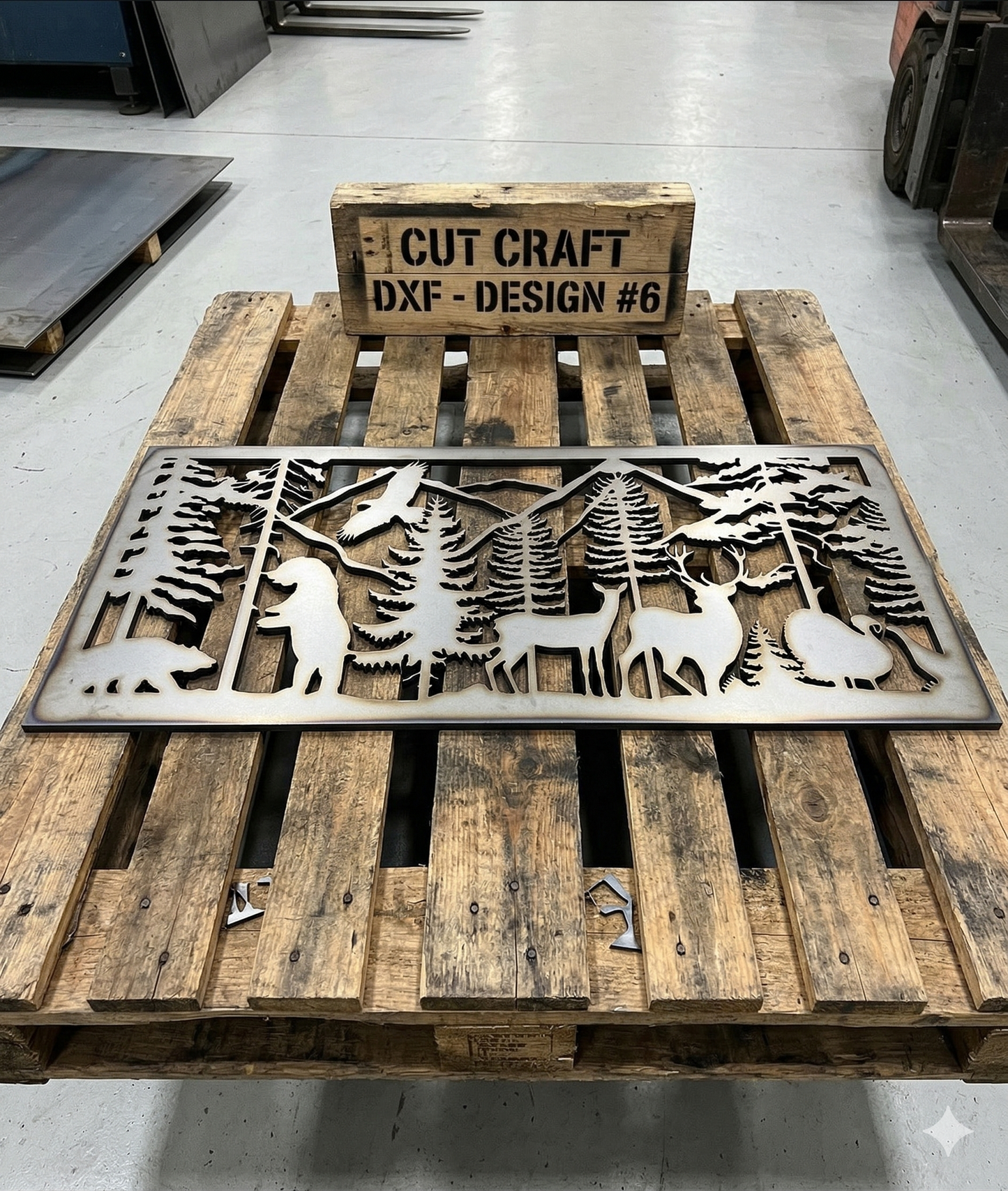 Forest Animals DXF Bundle for CNC | Deer Bear Moose Gate Design
