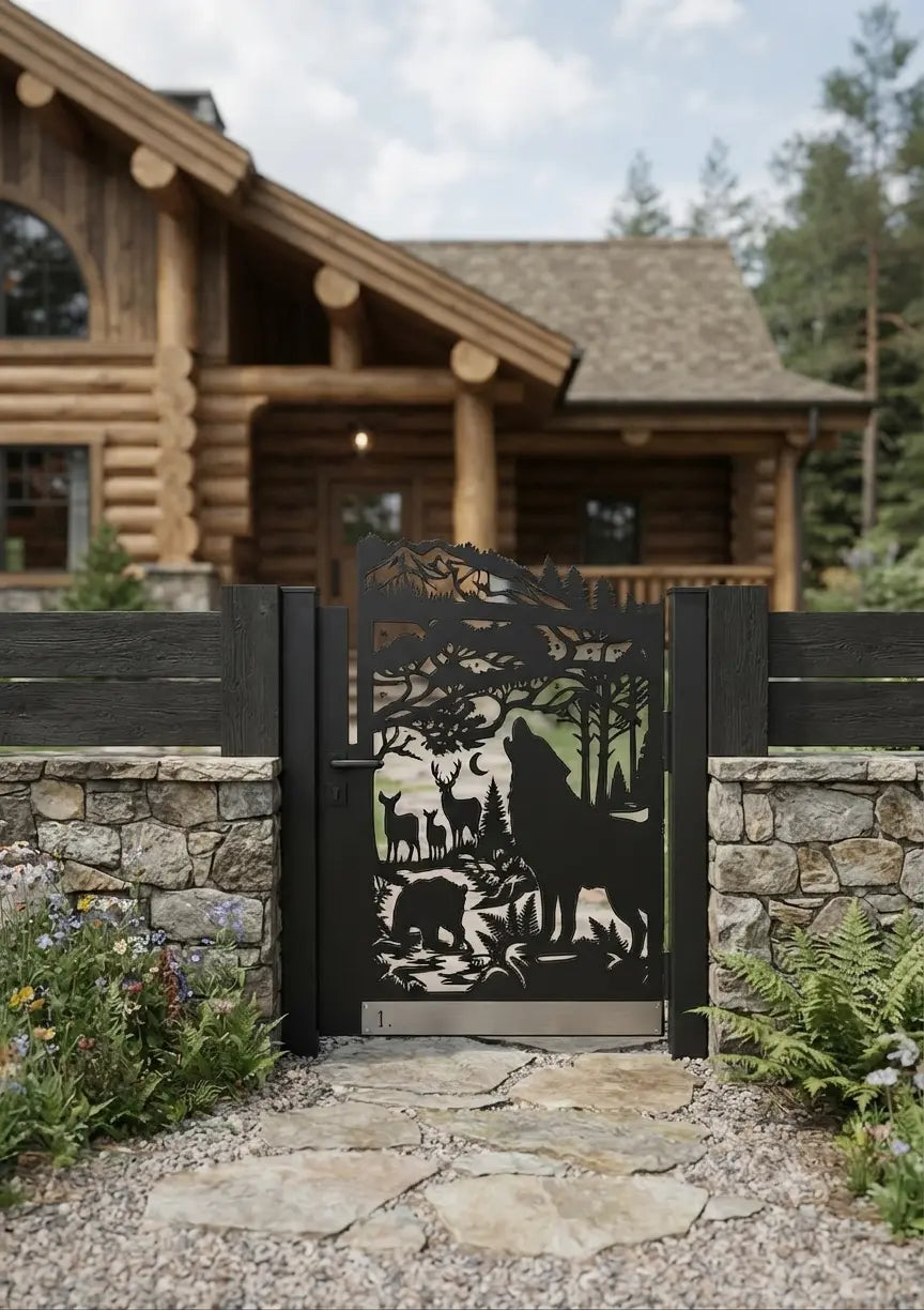 garden_gate_wolf_pattern_bear_house