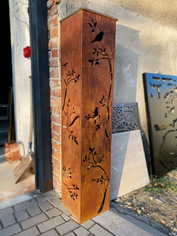 Garden Planter . Modern garden design, pattern ready for laser cutting, waterjet, or plasma